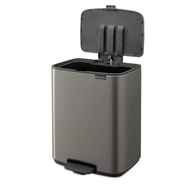 Кош за смет Brabantia Bo Pedal 12L, Platinum