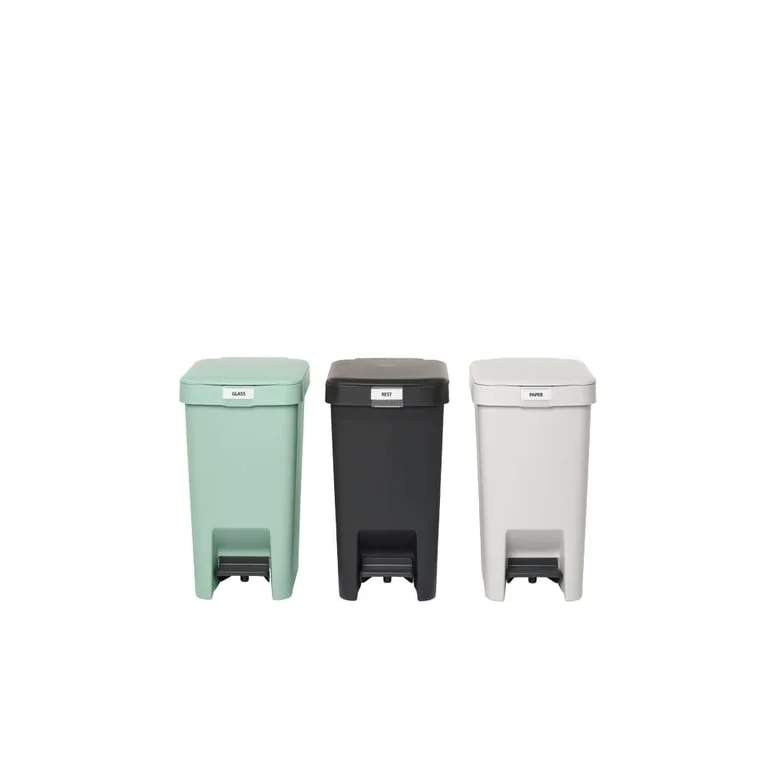 Кош за смет с педал Brabantia StepUp 10L, Light Grey