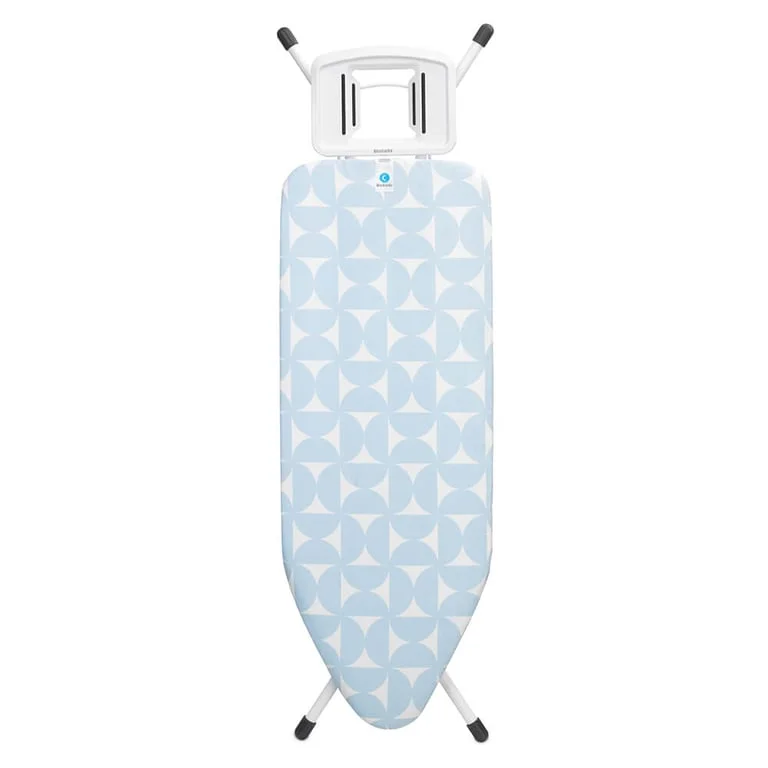 Ironing Board Brabantia C 124x45cm, Solid Steam Iron Rest, Fresh Breeze