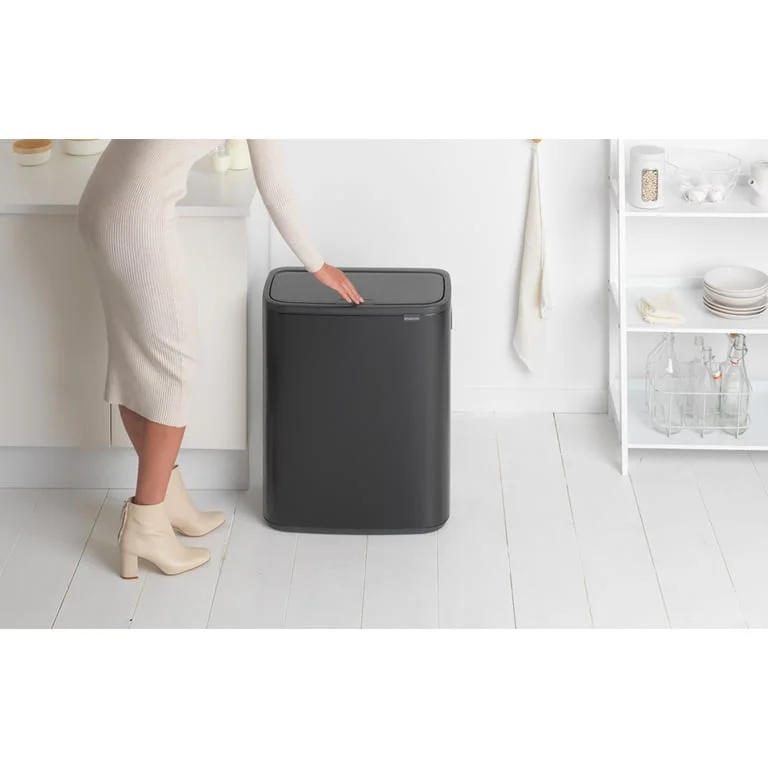 Кош за смет Brabantia Bo Touch 60L, Matt Black