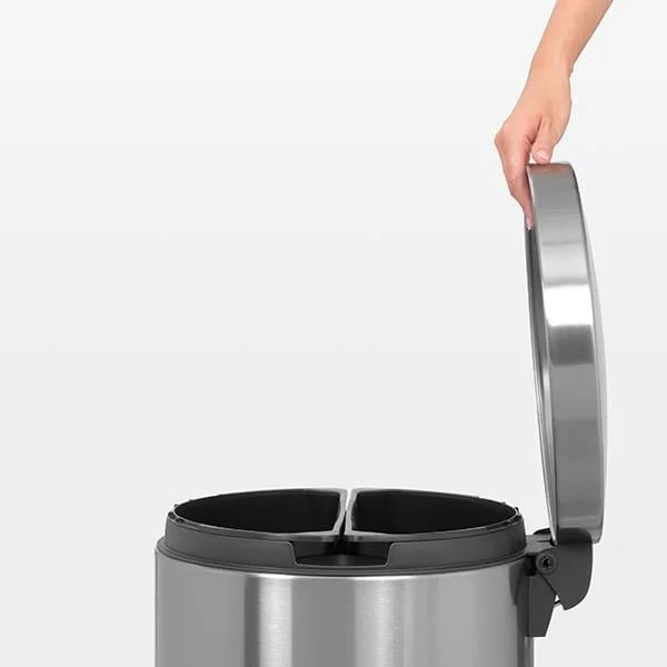 Twin Pedal Bin Silent Brabantia, 2x20 L