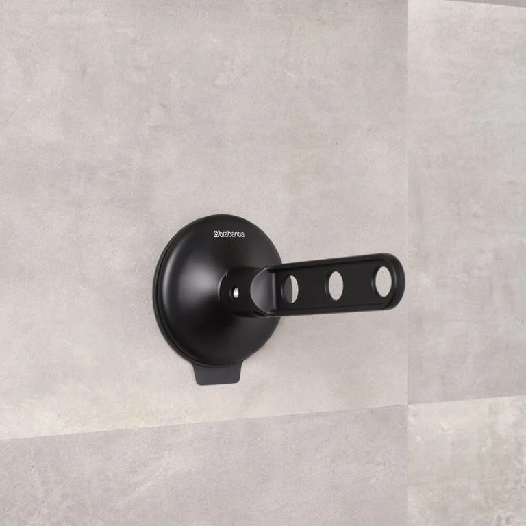 Clothes Hook with Suction Cup Brabantia Black