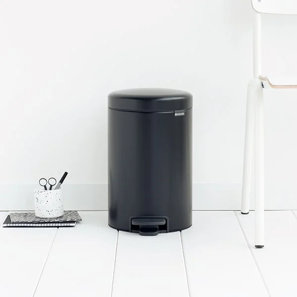 Waste Bin NewIcon Brabantia 12L, Black