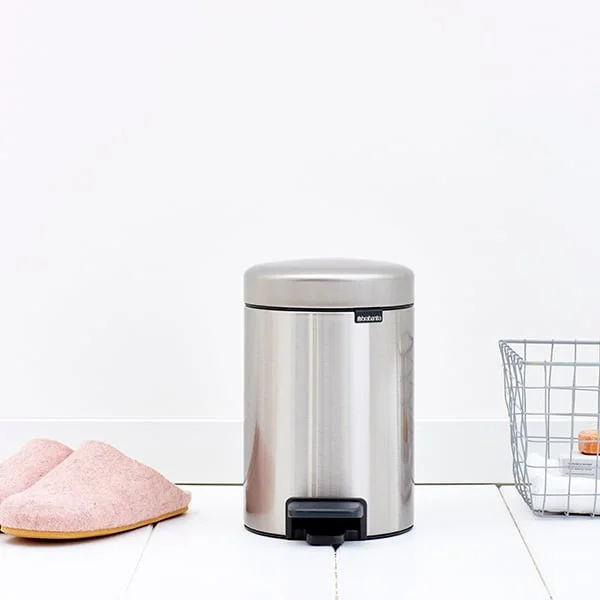 Кош за смет с педал Brabantia NewIcon 3L, Matt Steel