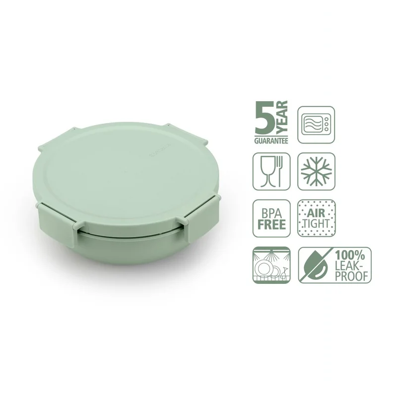 Купа за салата Brabantia Make&Take 1.3L, Jade Green