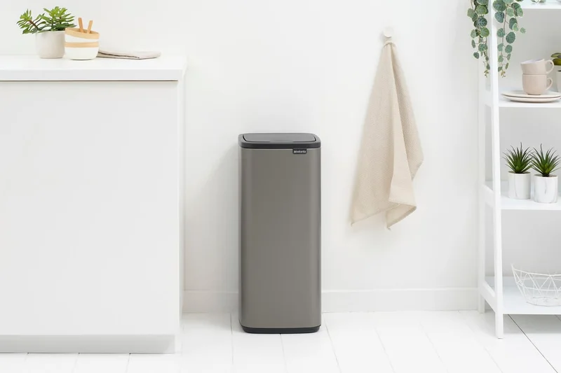 Кош за смет Brabantia Bo Touch 30L, Platinum