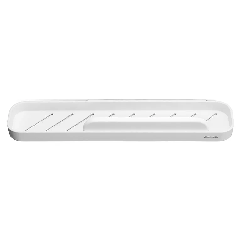 Shower Shelf with Squeegee Brabantia MindSet Mineral Fresh White