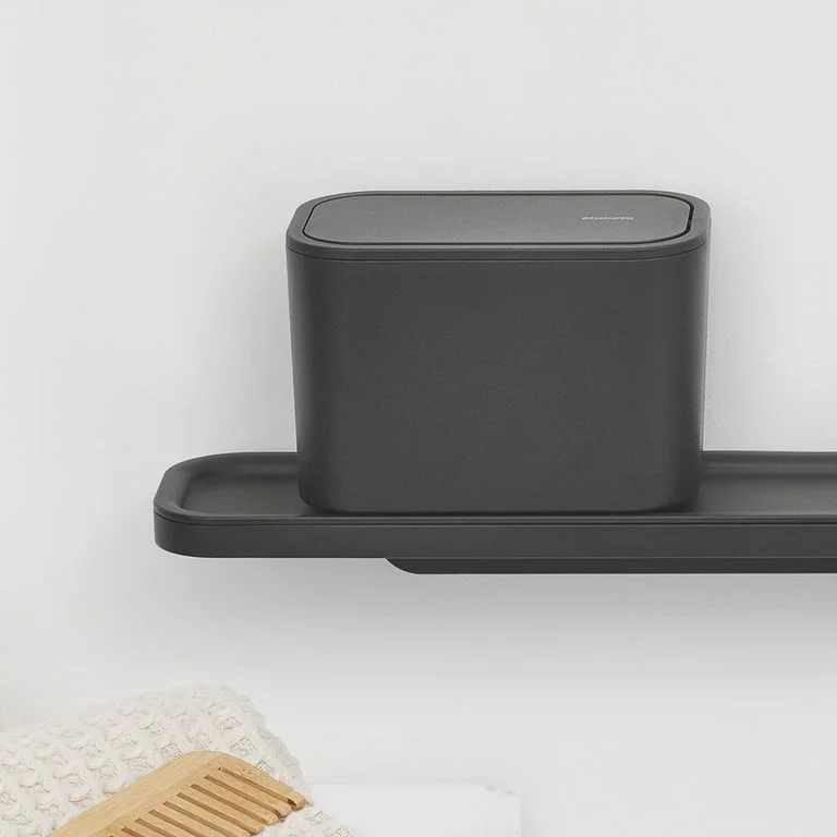 Bathroom Waste Caddy Brabantia MindSet Mineral Infinite Grey