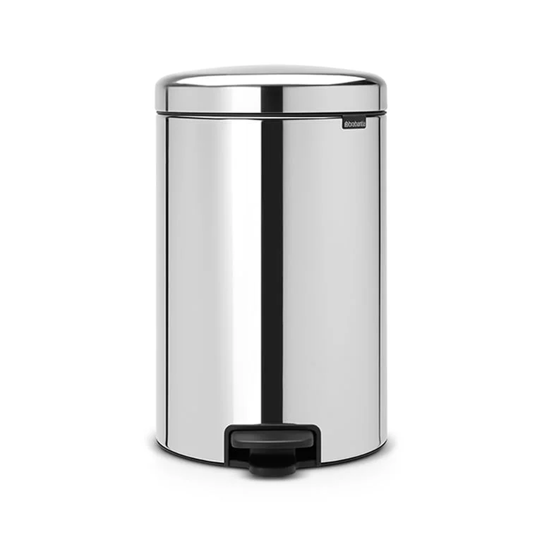 Waste Bin NewIcon Brabantia 20L Brilliant Steel