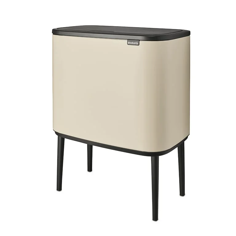 Waste Bin Brabantia Bo Touch 3x11L, Soft Beige