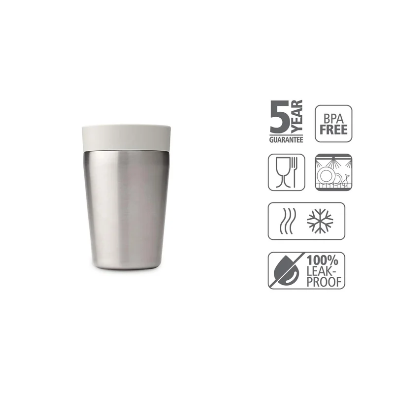 Insulated Cup Brabantia Make & Take 0.2L, Light Grey, Medium