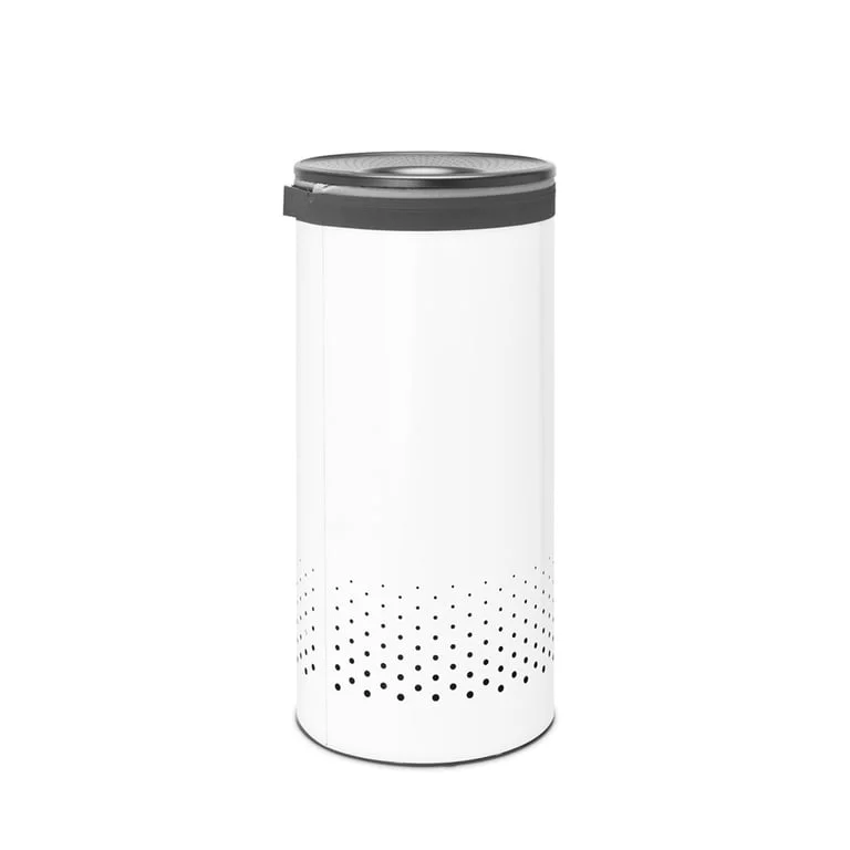 Кош за пране Brabantia 35L, White, пластмасов капак