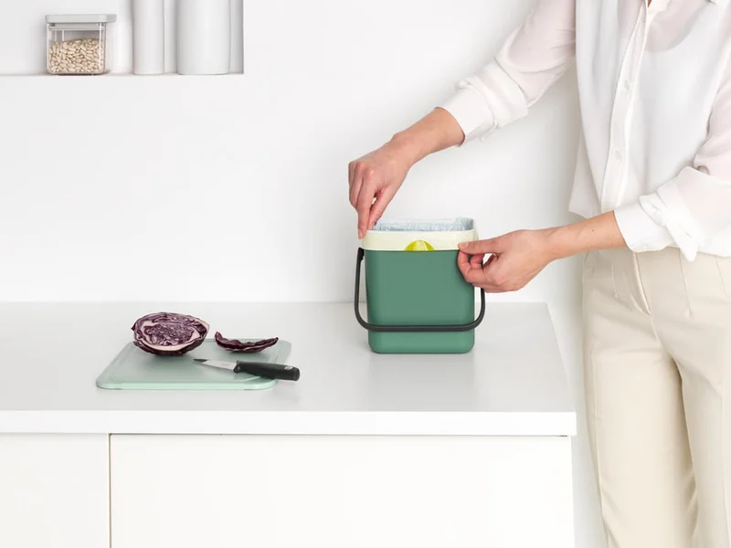 Waste Bin Brabantia Sort&Go 3L, Fir Green