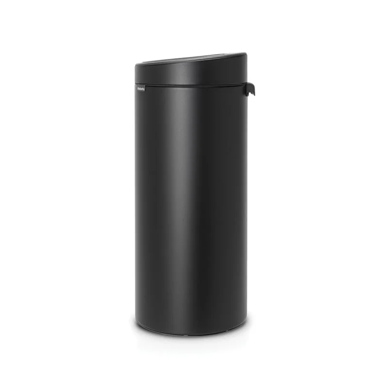 Кош за смет Brabantia Touch Bin New 30L, Mineral Moonlight Black