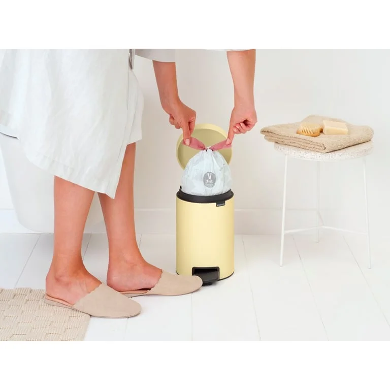 Pedal Waste Bin Brabantia NewIcon 3L, Mellow Yellow