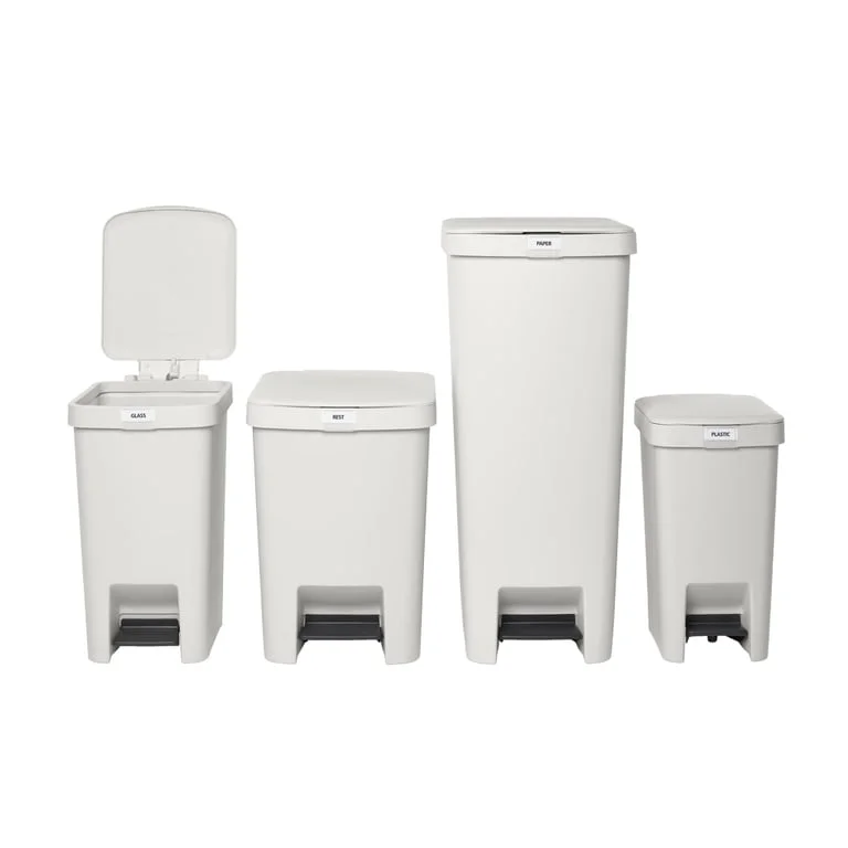 Кош за смет с педал Brabantia StepUp 10L, Light Grey
