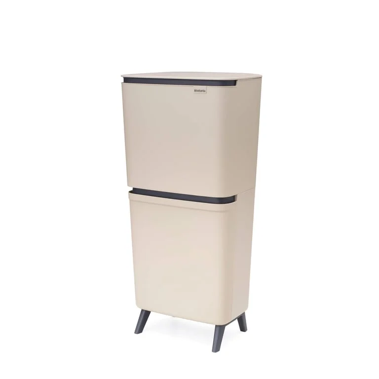 Recycle Bin Brabantia SortUp Hi 20+10+10L, Soft Beige