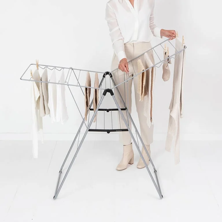 Drying Rack Brabantia Hangon, 20m, Metallic Grey
