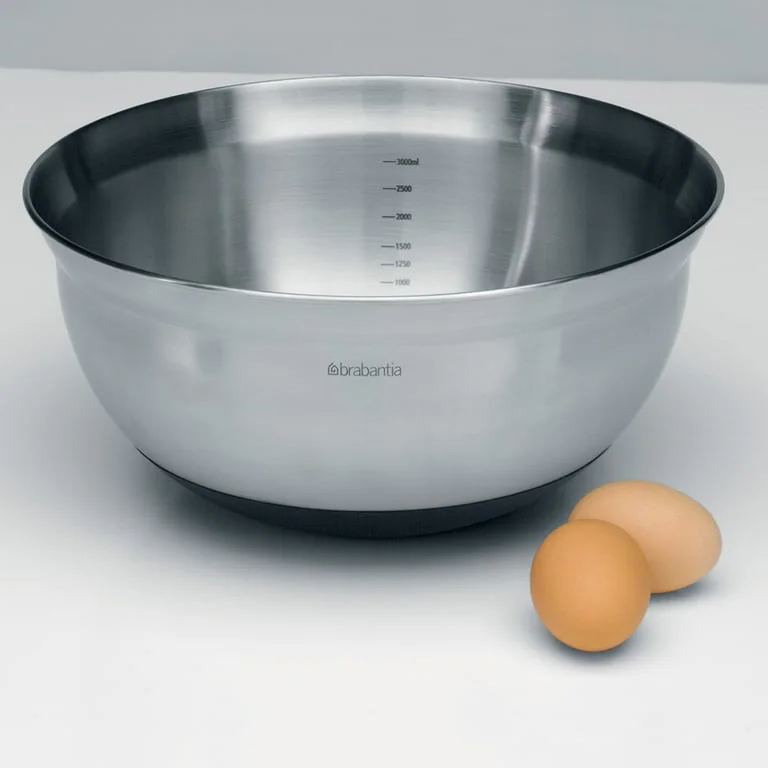 Купа за бъркане Brabantia Profile 3L, Matt Steel / Black