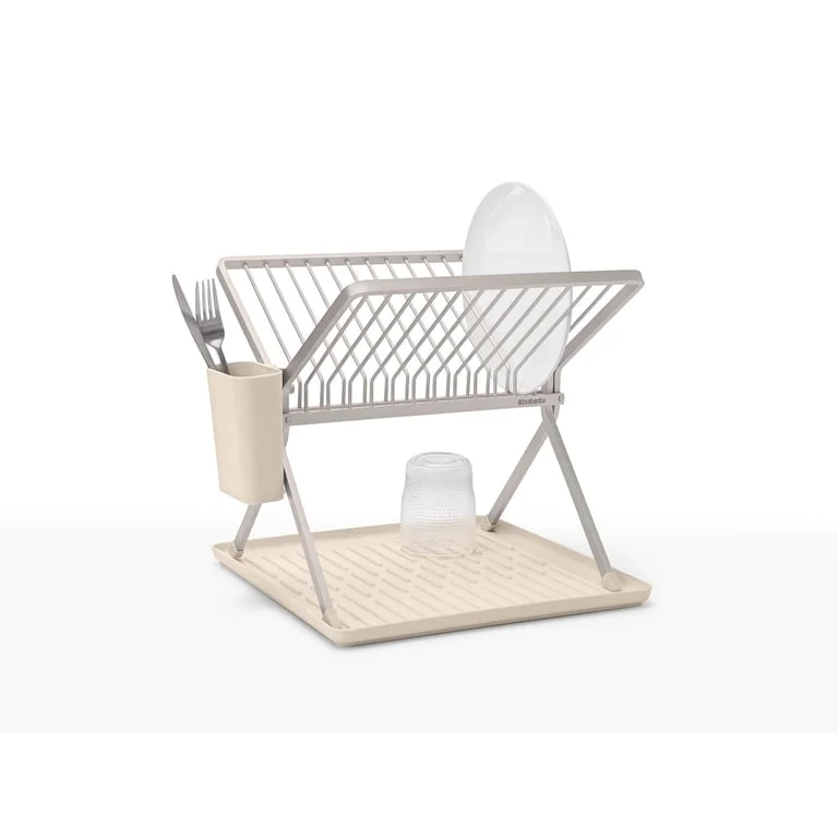 Foldable Dish Rack Brabantia, Soft Beige