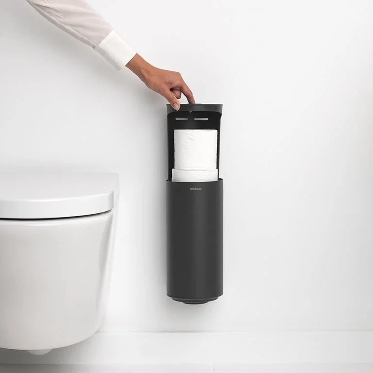 Toilet Roll Dispenser Brabantia MindSet Mineral Infinite Grey