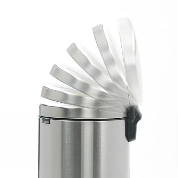 Кош за смет с педал Brabantia NewIcon 30L, Matt Steel Fingerprint Proof