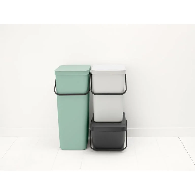 Recycle Bin Brabantia Sort & Go Stackable 20L, Grey