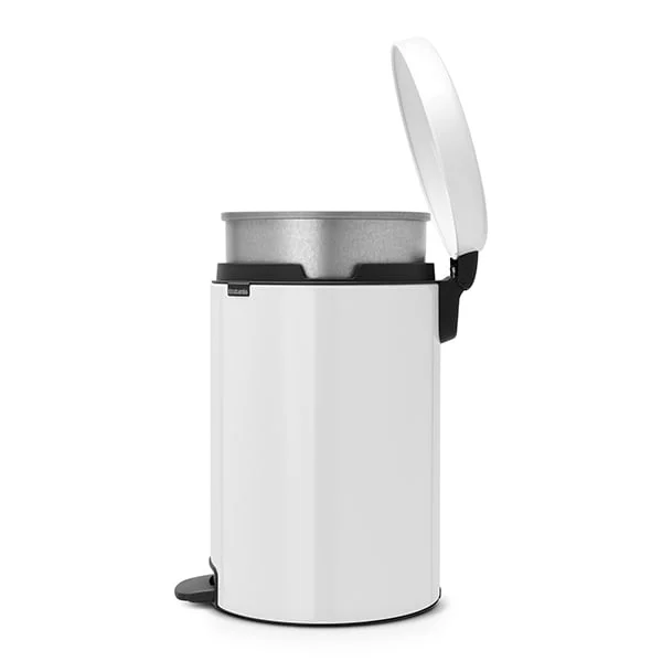 Кош за смет с педал Brabantia NewIcon 20L, White, метална кофа