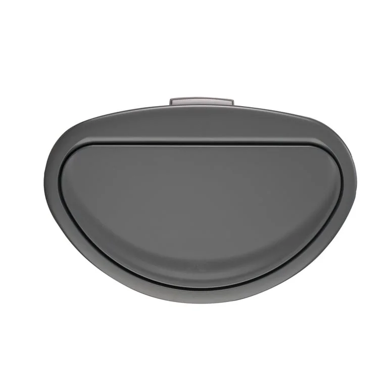 Touch Bin NewIcon Brabantia 40L Grey Lid, Matt Black Body