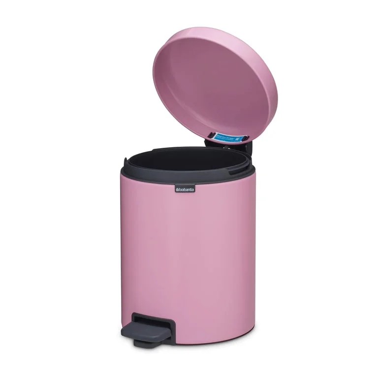 Кош за смет с педал Brabantia NewIcon 5L, Lilac Pink
