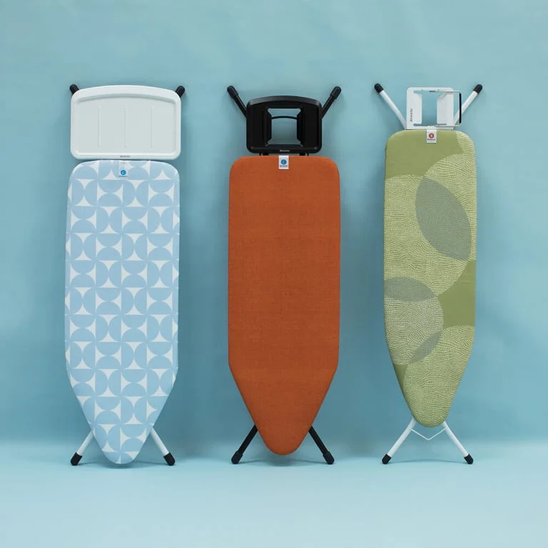 Ironing Board Brabantia C 124x45cm, Solid Steam Unit Holder, Fresh Breeze
