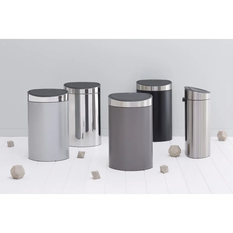 Touch Bin NewIcon Brabantia 40L Brilliant Steel