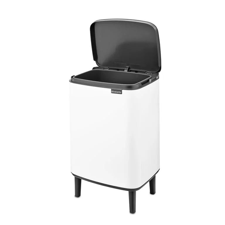 Waste Bin Brabantia Bo Small Hi 12L, White