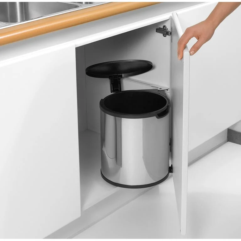 Build-In Bin Brabantia, 15 L Brilliant Steel