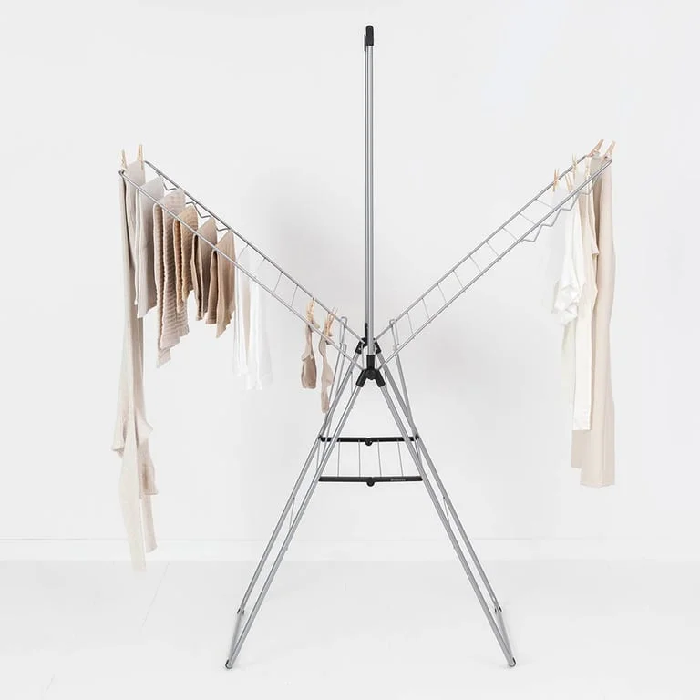 Drying Rack Brabantia Hangon, 25m, Rod, Metallic Grey