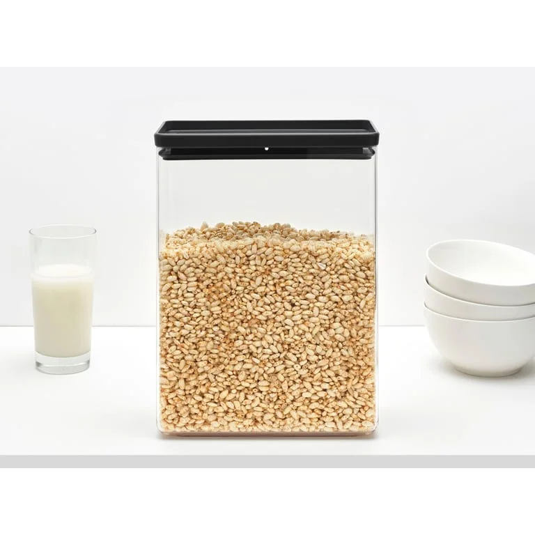Canister Brabantia Tasty+ Stackable 5.4L, Dark Grey