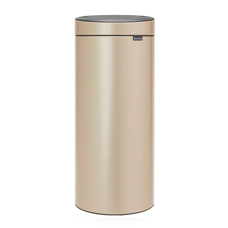 Waste Bin Brabantia Touch New 30L, Metallic Gold