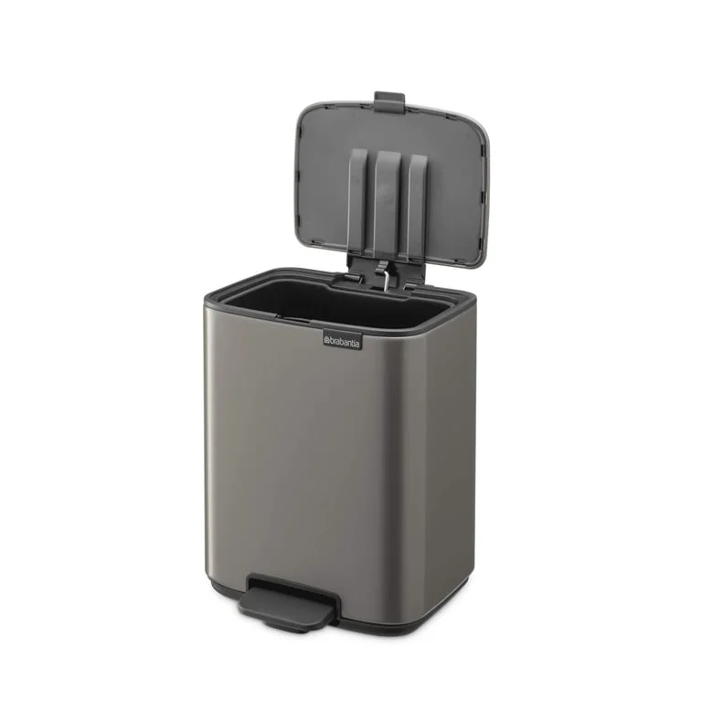 Кош за смет Brabantia Bo Pedal 7L, Platinum