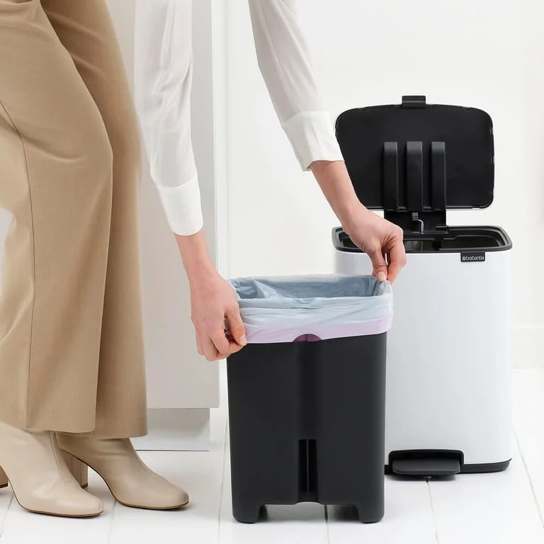 Кош за смет Brabantia Bo Pedal 12L, White