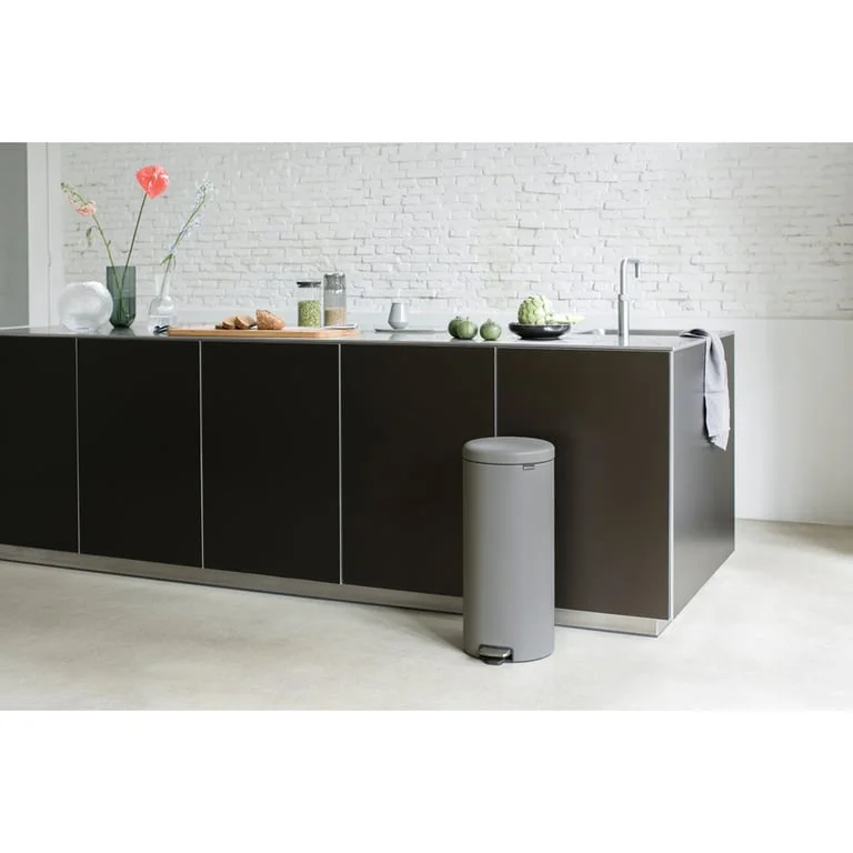 Pedal Bin Brabantia NewIcon 30 L Mineral Concrete Grey