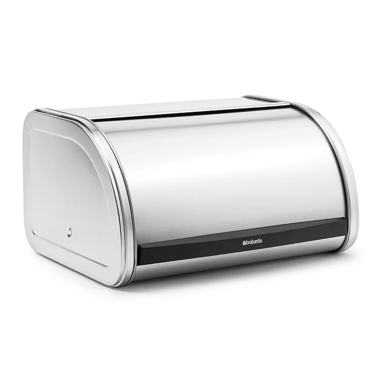 Bread Bin Brabantia, Roll Top Medium, Matt Steel