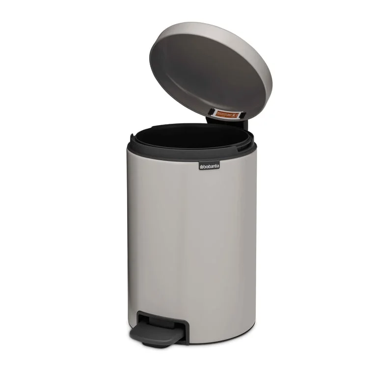 Кош за смет с педал Brabantia NewIcon 12L, Soft Grey