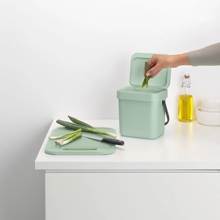 Waste Bin Brabantia Sort&Go 3L, Jade Green