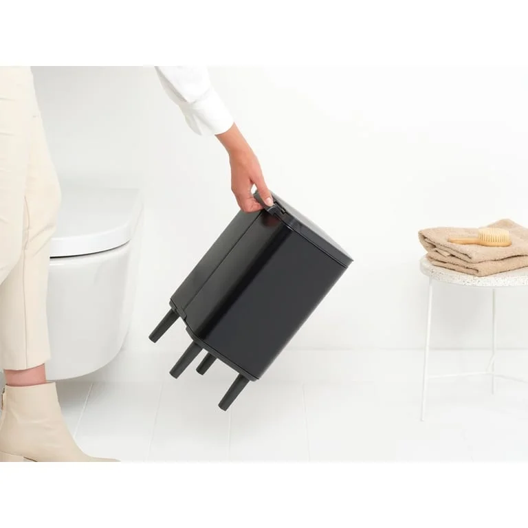 Waste Bin Brabantia Bo Small Hi 7L, Matt Black