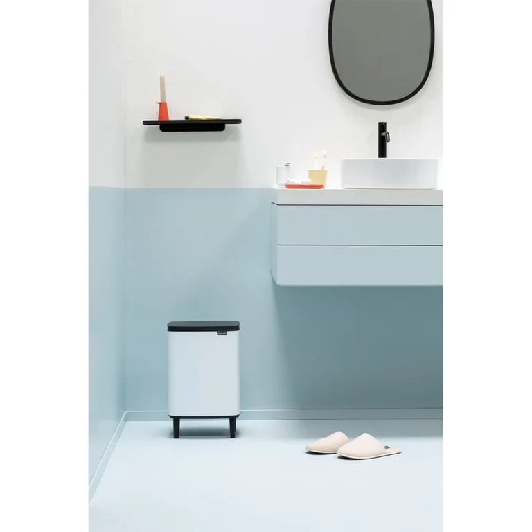 Waste Bin Brabantia Bo Small Hi 12L, White