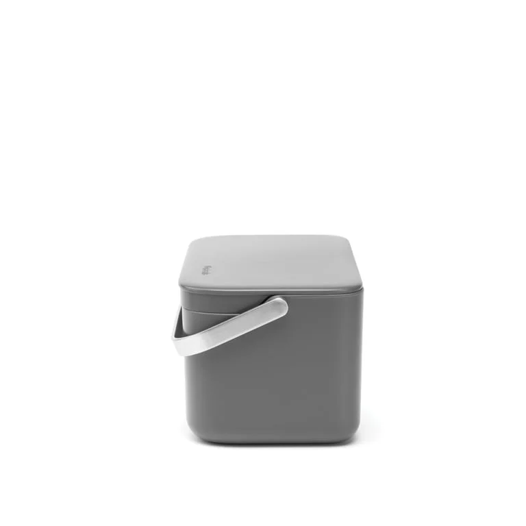 Food waste caddy, Brabantia, Dark Grey