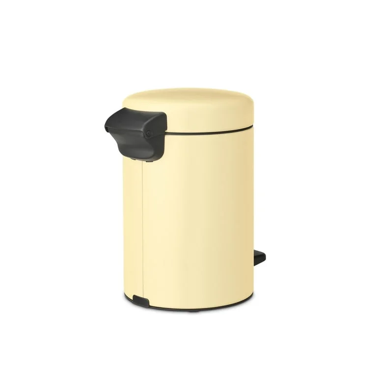 Pedal Waste Bin Brabantia NewIcon 3L, Mellow Yellow