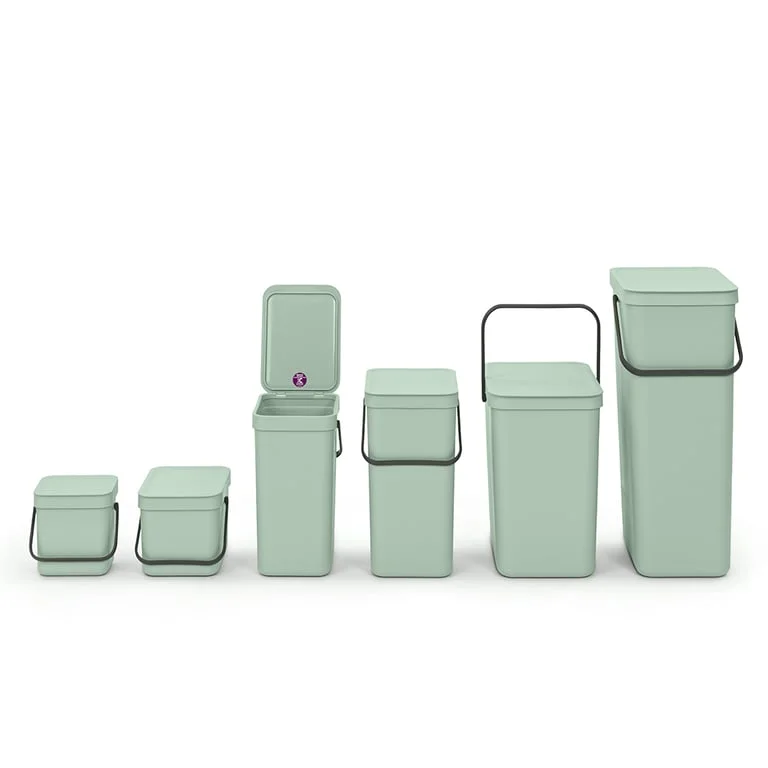 Waste Bin Brabantia Sort&Go 3L, Jade Green
