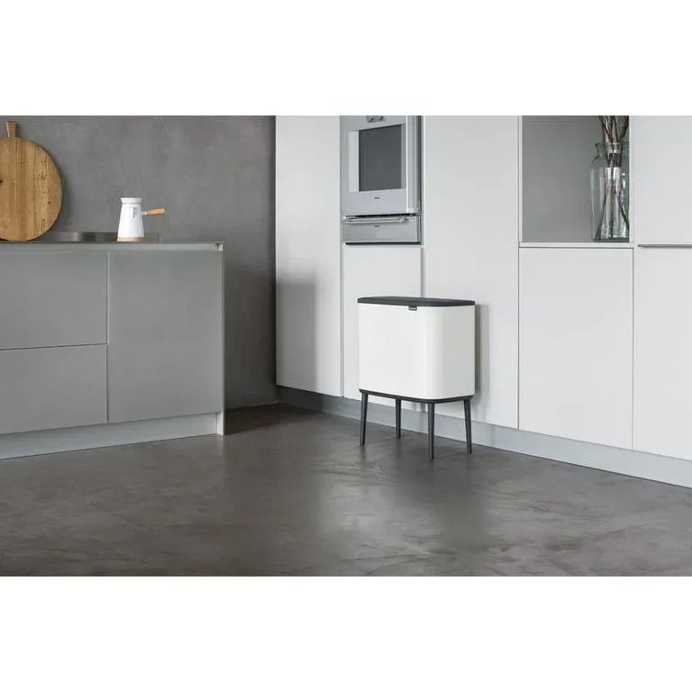 Brabantia Bo Touch Bin, 3x11L, White