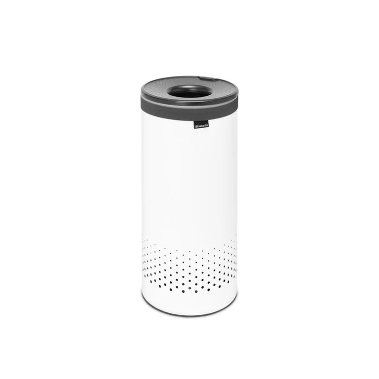 Laundry Bin Brabantia 35L, White, Plastic Lid
